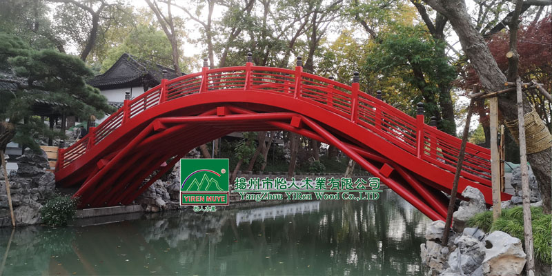 红桥——编梁木拱桥
